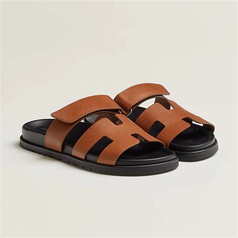 hermes sandal camel|Hermes chypre sandals.